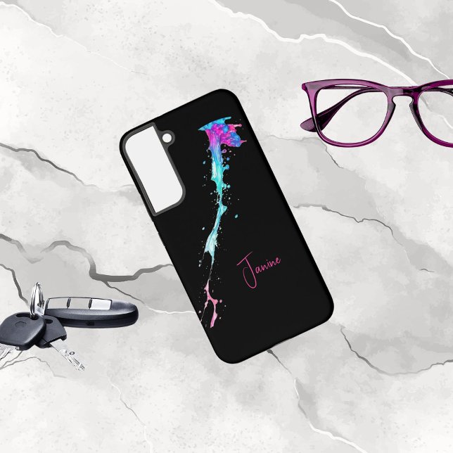 AI Generated Water Splash Samsung Galaxy S22+ Case (Creator Uploaded)