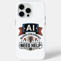 AI Genius Humor Tech Quote Design