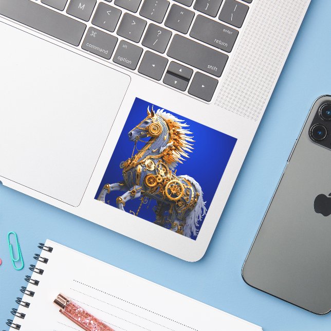 Ai Horse (Laptop w/ iPhone)