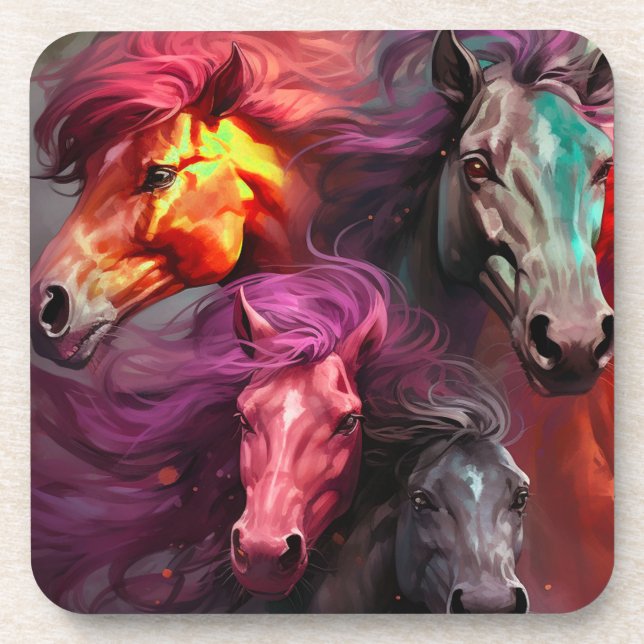 Ai Horses Coaster (Front)