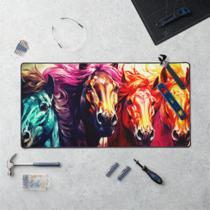 Ai Horses Desk Mat
