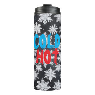 AI Hot Cold Snowflake Thermal Tumbler