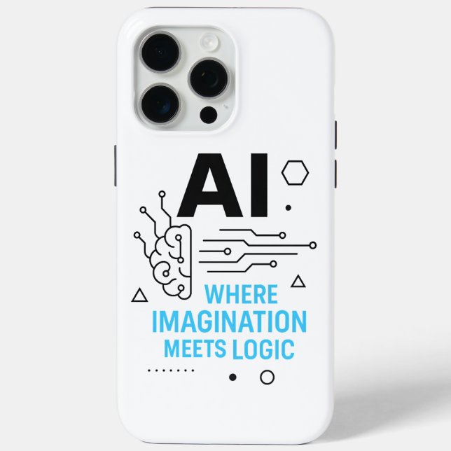 AI Imagination Logic Case | Tech Paradox Cover (Back)