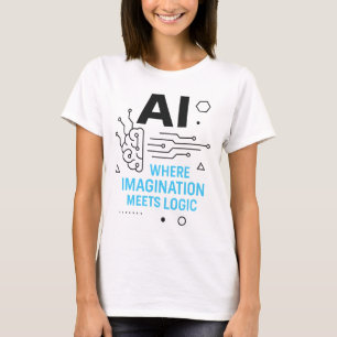 AI Imagination Meets Logic Tee Creative Tech