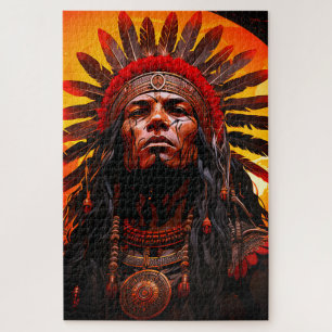 Ai Indian Art Jigsaw Puzzle