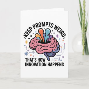 AI Innovation Graphic – Creative Prompt Design Card