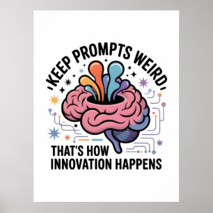 AI Innovation Graphic – Creative Prompt Design Poster