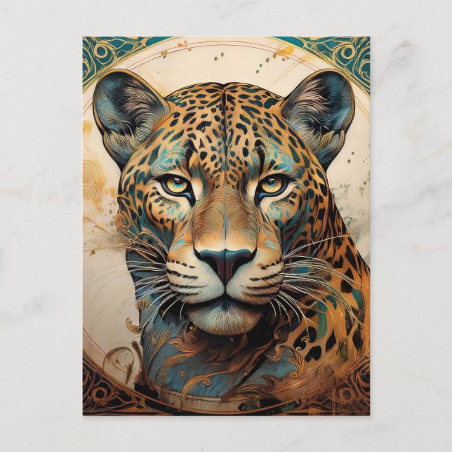 AI Jaguar Postcard (Front)