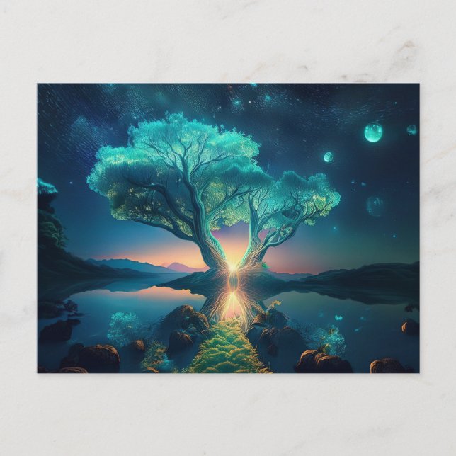 AI Landscape Postcard (Front)