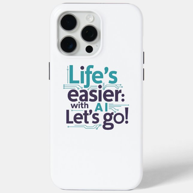 AI Life Easier Case – Effortless Daily Tech (Back)