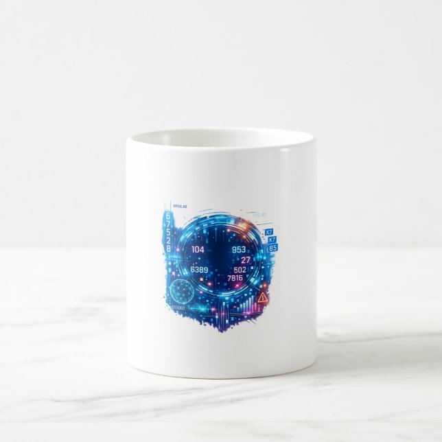 AI Mind Mug – Digital Brainstorm for gifts (Center)