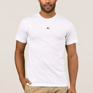 AI Minimalist T-Shirt – Artificial Intelligence Te