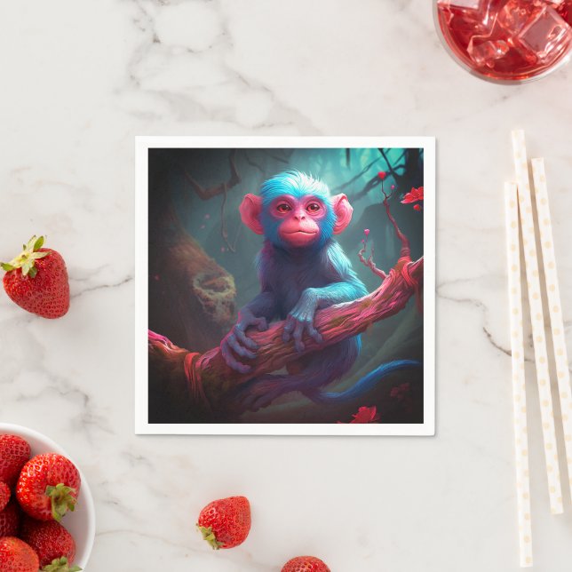 Ai Monkey Napkin (Insitu)