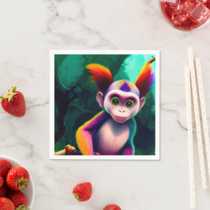 Ai Monkey Napkin