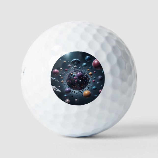 AI Multiverse Golf Balls (Front)