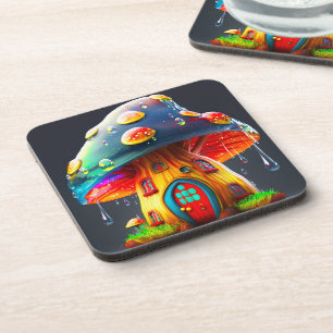 Ai Mushroom House Coaster