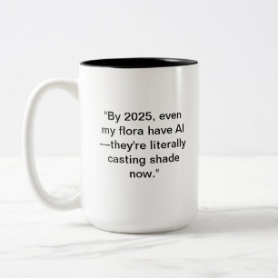 AI Plants Mug   Funny Tech Nature Gift