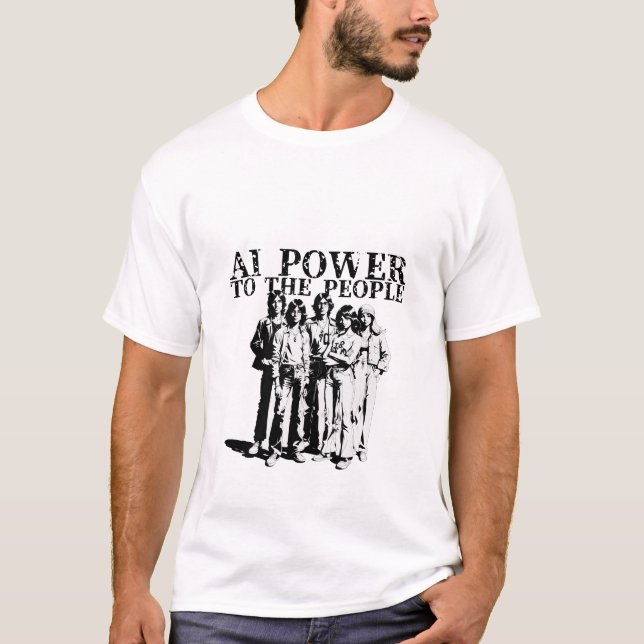 AI Power to the People T-Shirt (Front)