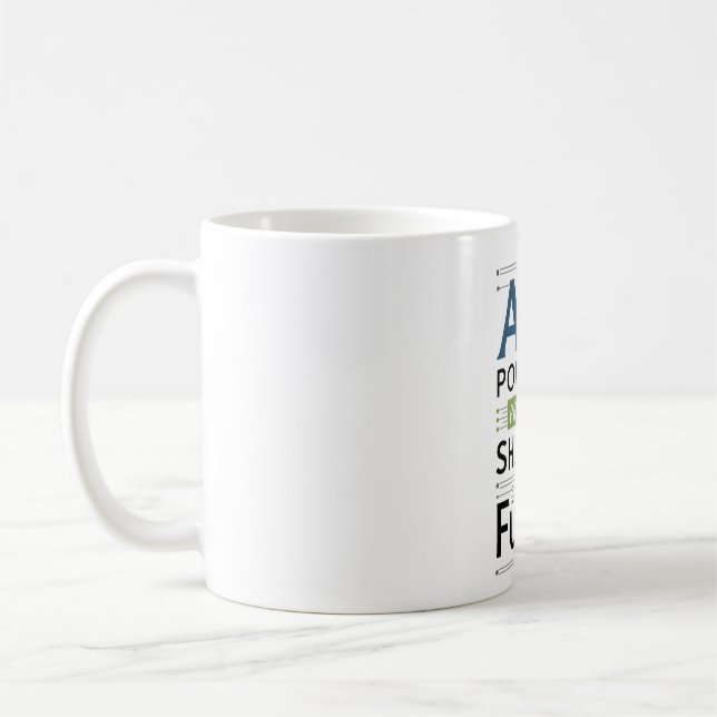 AI Powering Progress – Shaping the Future Coffee Mug (Left)