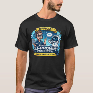 AI-Prompt Engineer Est. 2023 Funny Tech Job Humor T-Shirt