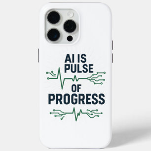 AI Pulse of Progress iPhone Case Tech Evolution