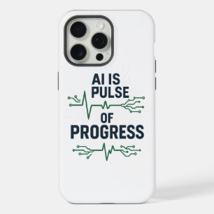AI Pulse of Progress iPhone Case Tech Evolution