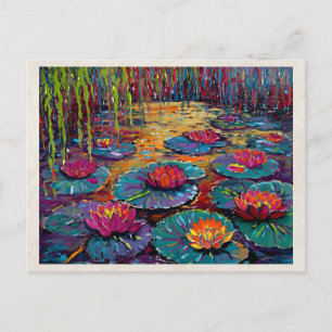 AI Remix Artwork Fauvism Waterscape Postcard