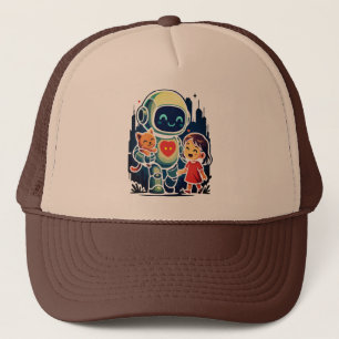 AI & Robot Characters – Futuristic Design Collecti Trucker Hat