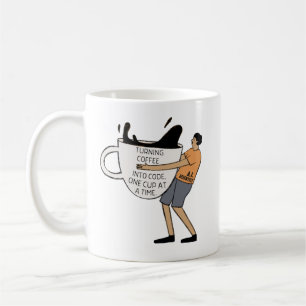 AI SCIENTIST TURNING COFFEE INTO CODE MUG