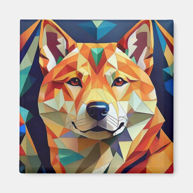 AI Shiba Inu Magnet (Front)