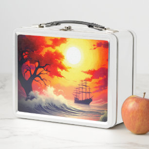 Ai Ship Metal Lunch Box