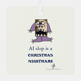AI Slop Is a Christmas Nightmare I Metal Tree Decoration