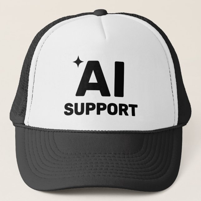 AI Support™ Trucker Hat (Front)