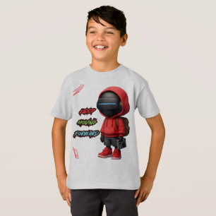 ai t-shirt futuristic tech robot design