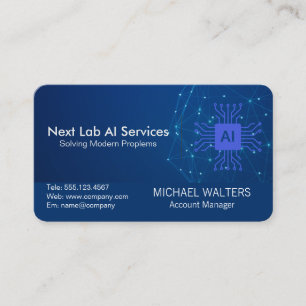 AI Tech Data Centre Computing Business Card