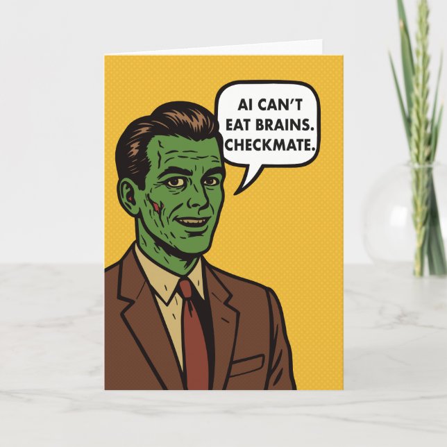 AI Tech PopCulture Zombie Card (Front)