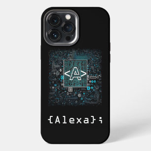 Ai - Technology - Coding Monogram - Letter A Case- iPhone 13 Pro Max Case