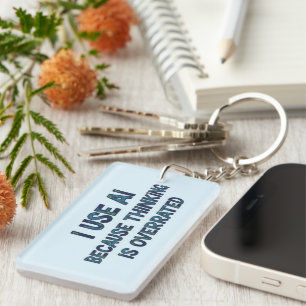 AI Text Key Ring