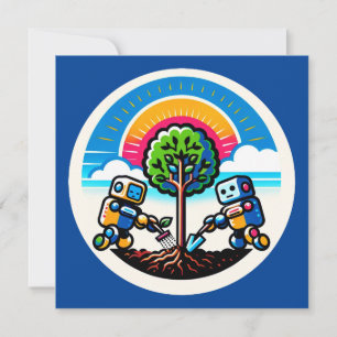 AI Tree Planter - Nature's Tech Ally Invitation