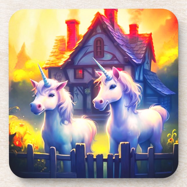 Ai Unicorns Coaster (Front)
