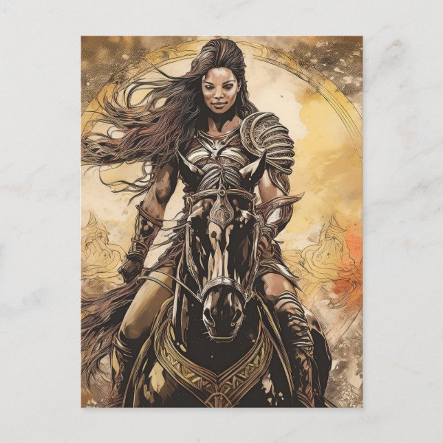 AI Warrior  Postcard (Front)