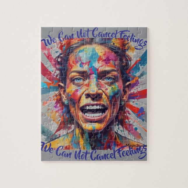 AI We Can Not Cancel Feelings Puzzle (Vertical)