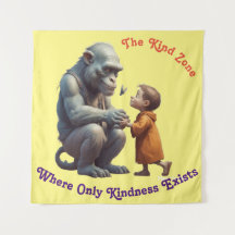 AI Where Only Kindness Exists Tapestry/Backdrop