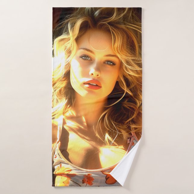 Ai Woman Bath Towel (Bath Towel)