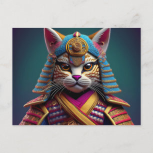 AI Yarn Cat Postcard
