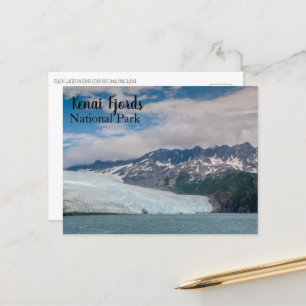 Aialik Glacier Kenai Fjords National Park Postcard
