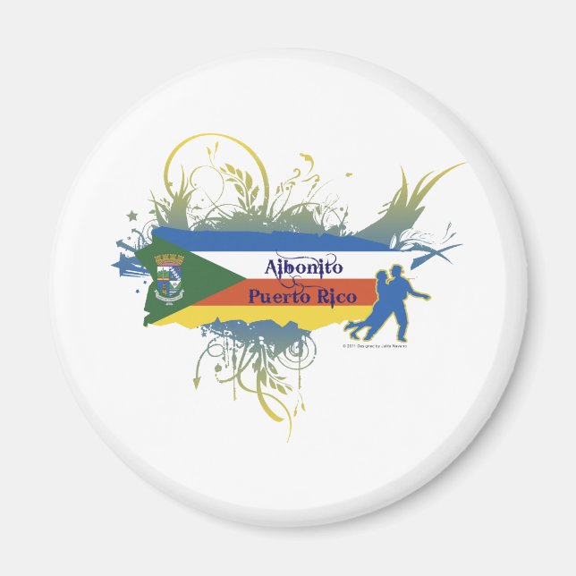 Aibonito - Puerto Rico Magnet (Front)