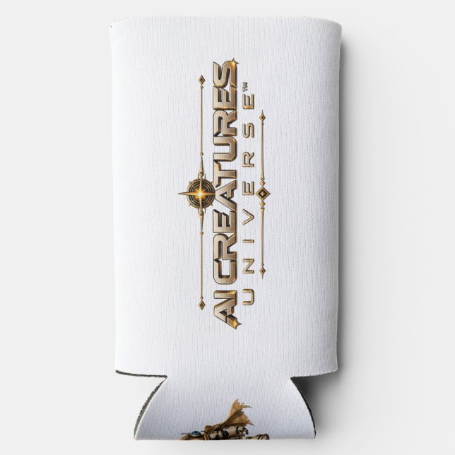 AIC Desert Travelers Robot Explorer Seltzer Can Cooler (Back)