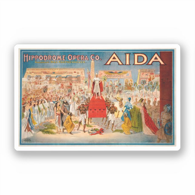 Aida opera vintage poster (1908) (Front)