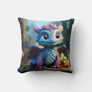 Aiden, a Whimsical Dragon  Cushion